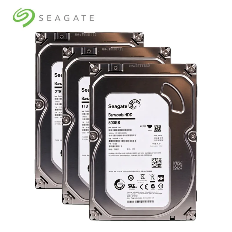 Seagate Internal Mechanical Hard Disk 3.5-Inch SATA 6Gb/S 500GB/1TB/2TB HDD 5400-7200RPM 32MB Buffering Suitable For Desktop PC